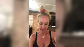 Brandi Love aka brandi_love onlyfans pretty chick fucks pussy with black dildo