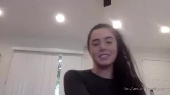 Madison Ginley aka madisonginley onlyfans black-haired woman twirls juicy booty